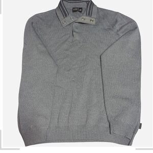 Hugo Boss Gray Knit Pullover
